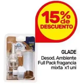 Nini Mayorista Glade desod. ambiente full pack fragancia mixta oferta