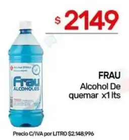Nini Mayorista Frau alcohol de quemar oferta