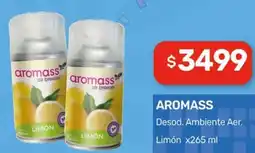 Nini Mayorista Aromass desod. ambiente aer. limón oferta