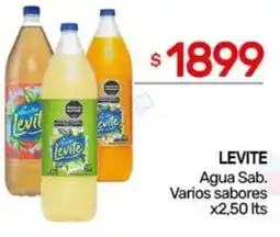 Nini Mayorista Levite agua sab. varios sabores oferta