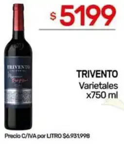 Nini Mayorista Trivento varietales oferta