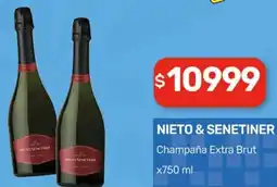 Nini Mayorista Nieto & senetiner champaña extra brut oferta