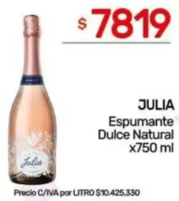 Nini Mayorista Julia espumante dulce natural oferta