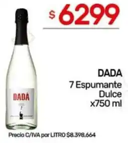 Nini Mayorista Dadá 7 espumante dulce oferta