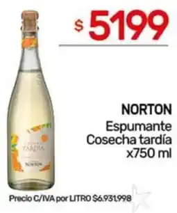 Nini Mayorista Norton espumante cosecha tardía oferta