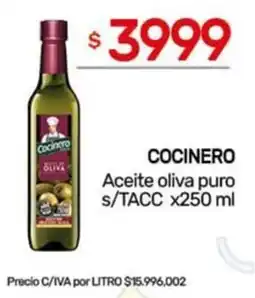 Nini Mayorista Cocinero aceite oliva puro s/tacc oferta