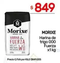 Nini Mayorista Morixe harina de trigo 000 fuerza oferta