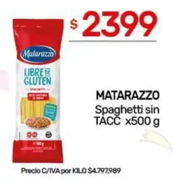 Nini Mayorista Matarazzo spaghetti sin tacc oferta