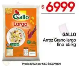 Nini Mayorista Gallo arroz grano largo fino oferta