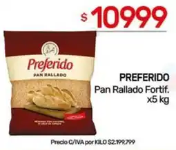 Nini Mayorista Preferido pan rallado fortif. oferta