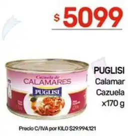 Nini Mayorista Puglisi calamar cazuela oferta