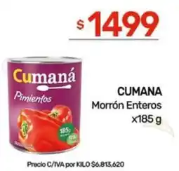 Nini Mayorista Cumaná morrón enteros oferta