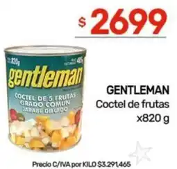 Nini Mayorista Gentleman coctel de frutas oferta