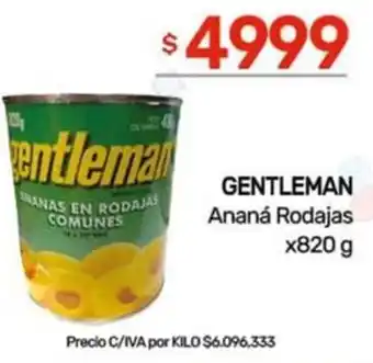 Nini Mayorista Gentleman ananá rodajas oferta