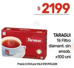 Nini Mayorista Taragui té filtro diamant. sin ensob. oferta