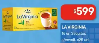 Nini Mayorista La virginia té en saquitos s/envolt. oferta