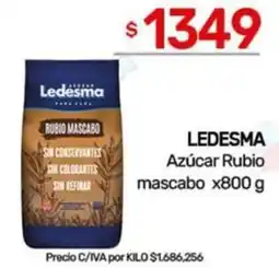 Nini Mayorista Ledesma azúcar rubio mascabo oferta