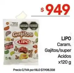 Nini Mayorista Lipo caram. gajitos/super acidos oferta