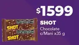Nini Mayorista Shot chocolate c/mani oferta