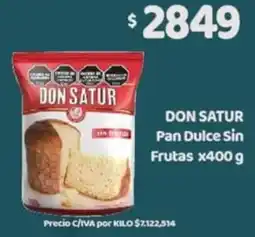 Nini Mayorista Don satur pan dulce sin frutas oferta