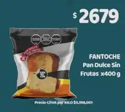 Nini Mayorista Fantoche pan dulce sin frutas oferta