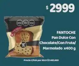 Nini Mayorista Fantoche pan dulce con chocolate/con fruta/ marmolado oferta