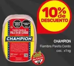 Nini Mayorista Champion fiambre paleta cerdo coc. oferta