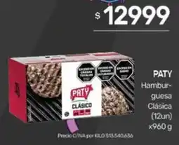 Nini Mayorista Paty hambur guesa clásica oferta