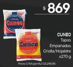 Nini Mayorista Cuneo tapas empanadas criolla/hojaldre oferta