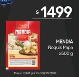 Nini Mayorista Mendia noquis papa oferta