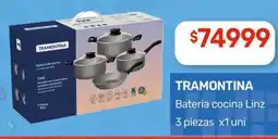 Nini Mayorista Tramontina bateria de cocina linz oferta