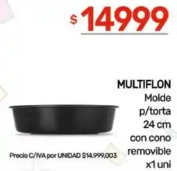 Nini Mayorista Multiflon molde p/torta oferta