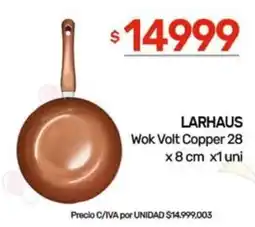 Nini Mayorista Larhaus wok volt copper oferta