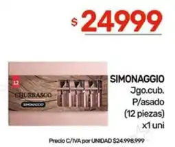 Nini Mayorista Simonaggio jgo.cub. p/asado oferta