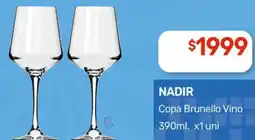 Nini Mayorista Nadir copa brunello vino oferta