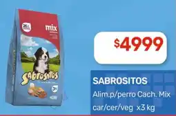 Nini Mayorista Sabrositos alim.p/perro cach. mix car/cer/veg oferta