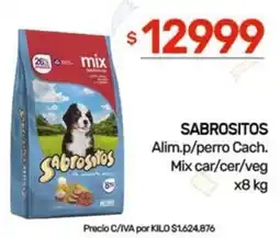 Nini Mayorista Sabrositos alim.p/perro cach. mix car/cer/veg oferta