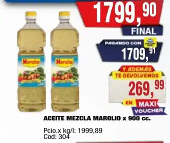 Marolio aceite mezcla