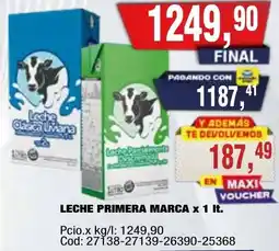 Maxiconsumo Leche primera marca oferta