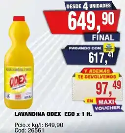 Maxiconsumo Odex lavandina eco oferta