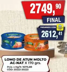 Maxiconsumo molto lomo de atunac-nat oferta