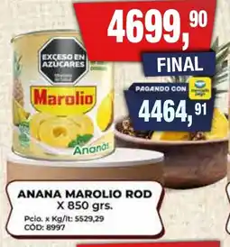 Maxiconsumo Marolio anana rod oferta