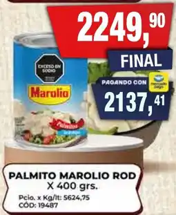 Maxiconsumo Marolio palmito rod oferta