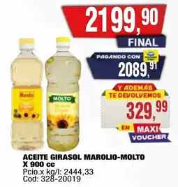 Maxiconsumo Marolio-molto aceite girasol oferta
