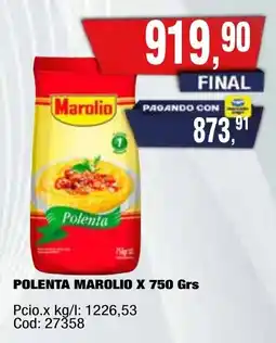 Maxiconsumo Marolio polenta oferta