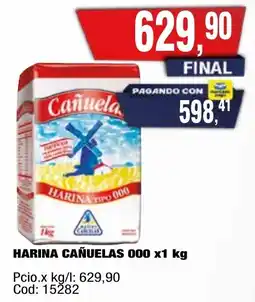Maxiconsumo Cañuelas harina 000 oferta