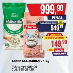 Maxiconsumo Ala-marias arroz oferta
