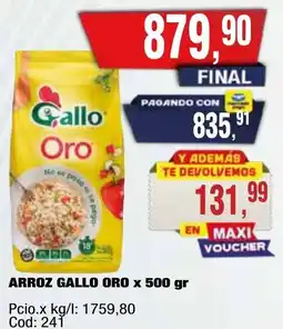 Maxiconsumo Gallo oro arroz oferta