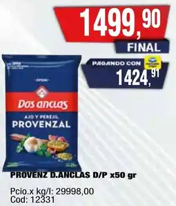 Maxiconsumo D.anclas provenz d/p oferta