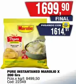 Maxiconsumo Marolio pure instantaneo oferta